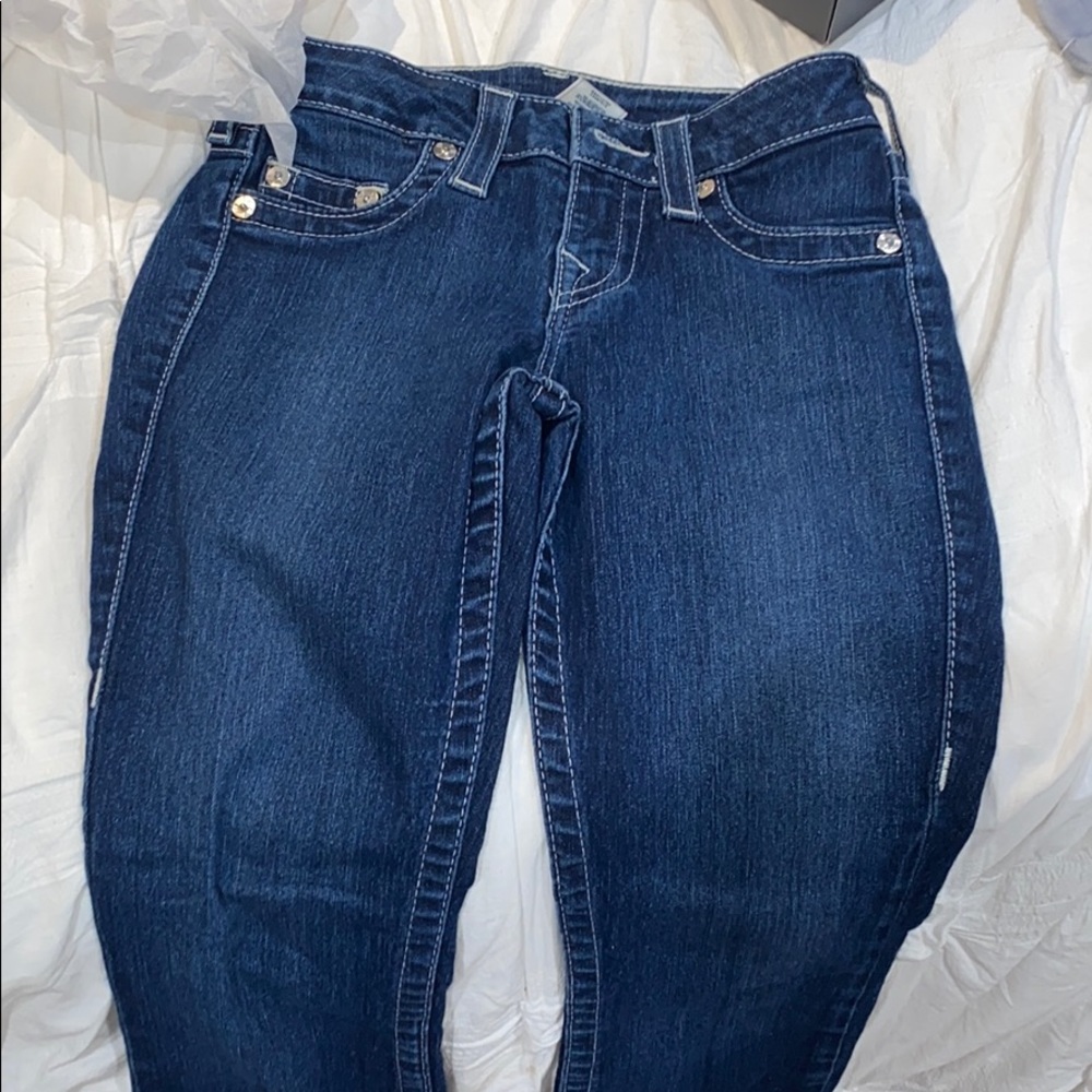 true religion blue skinny jeans